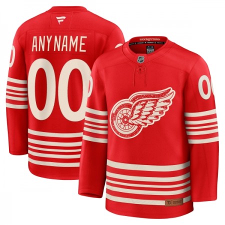 Miesten NHL Detroit Red Wings Pelipaita Custom 2025-26 Fanatics Centennial Premium Punainen Miesten NHL Detroit Red Wings Pelipaita Custom 2025-26 Fanatics Centennial Premium Punainen